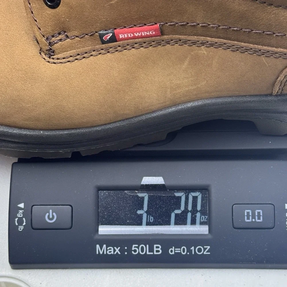 Red Wing King Toe 6634 Men's Sz 11.5 D Steel Toe Slip Resistant Brown Suede Work